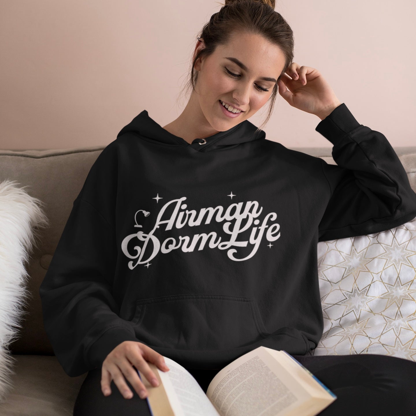 Airman Dorm Life Hoodie – Military Life Sweatshirt