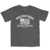 Welcome Home Military Tee — Deployment Homecoming Shirt (Custom Name & Date)