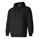 Black hoodie on a white background